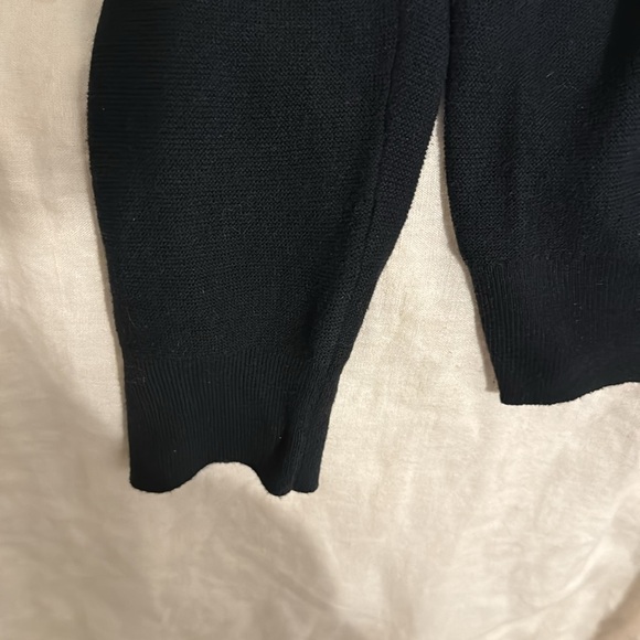 J Crew Cotton Sweater Black Size Medium - Picture 4 of 4